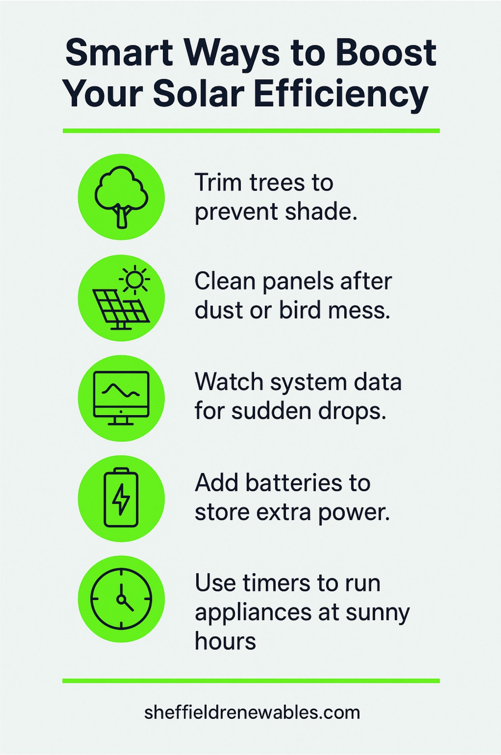 ways to boost your solar efficiency
